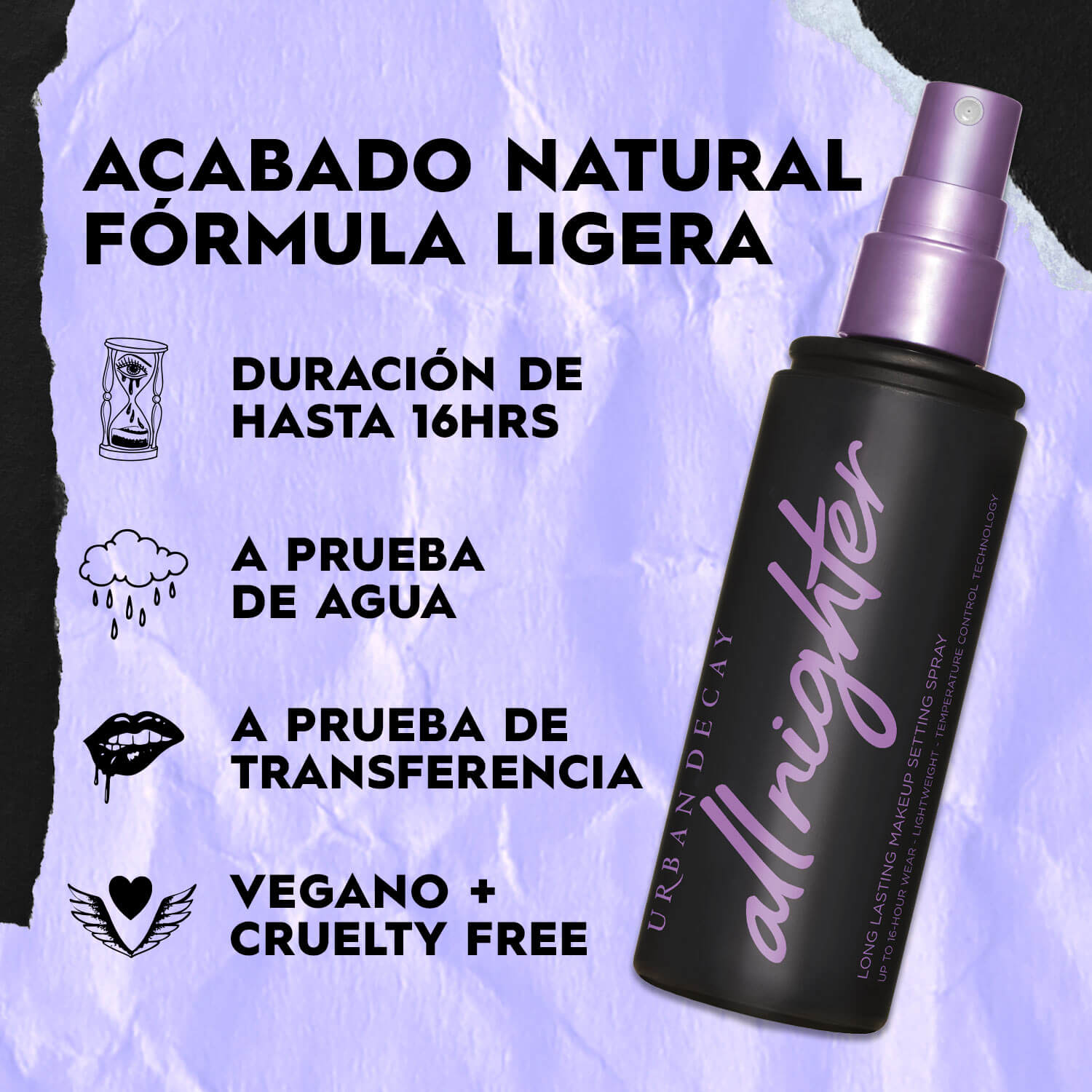 ALL NIGHTER LONG LASTING MAKEUP SETTING SPRAY (SELLADOR DE MAQUILLAJE)